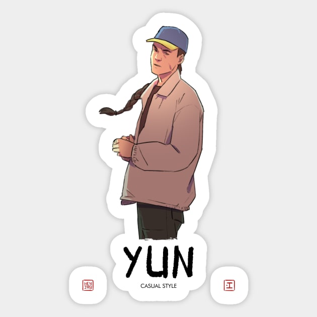 Yun - Casual Style Sticker by HeyJay